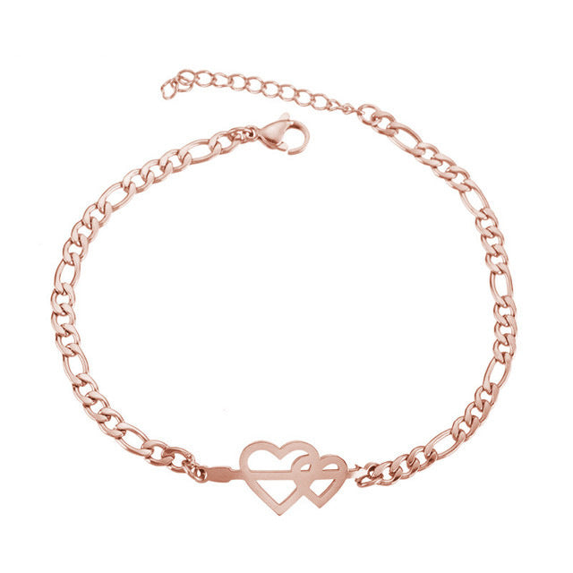 Wholesale Couple Bracelet Female High Sense Titanium Steel Bracelet Niche Design Couple Jewelry Stainless Steel Animal Letter Jewelry